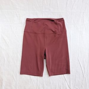 Girlfriend Collective Mauve Bike Shorts